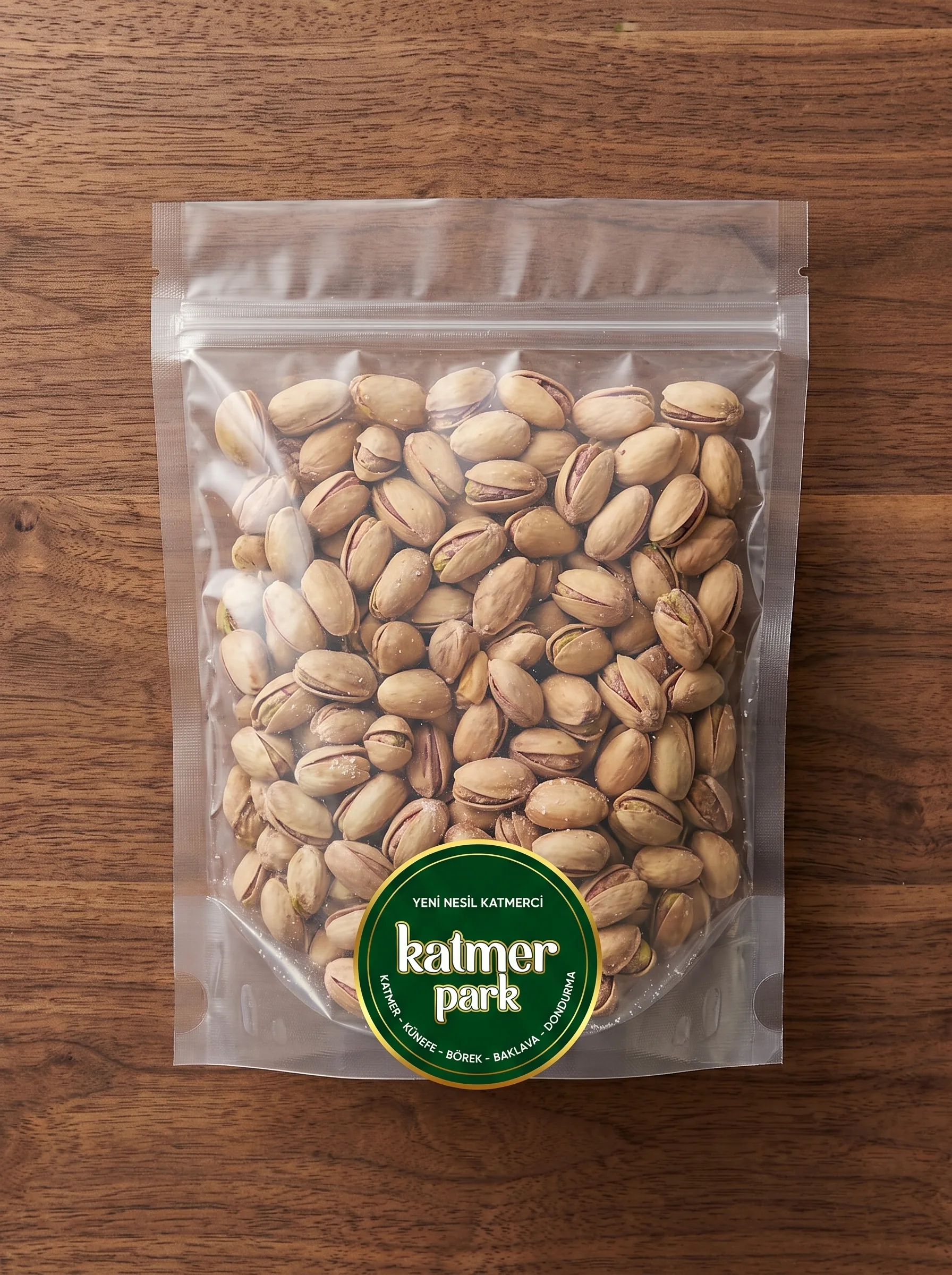 Katmer Park paketli tuzlu Antep fıstığı